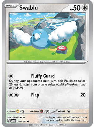 Swablu - 169/197 - Common - Obf