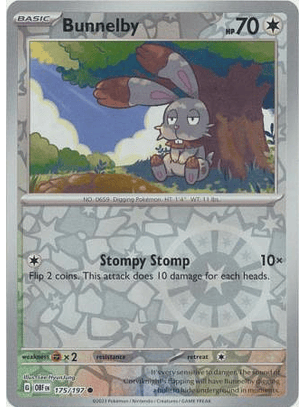 Bunnelby - 175/197 - Common - Obf