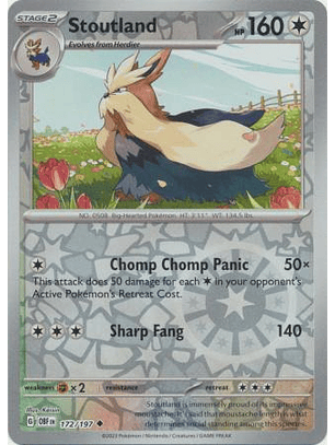 Stoutland - 172/197 - Uncommon - Obf