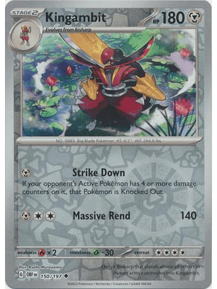 Kingambit - 150/197 - Uncommon - Obf