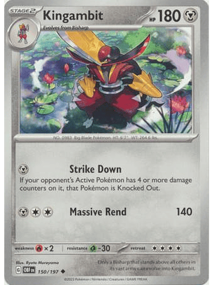 Kingambit - 150/197 - Uncommon - Obf