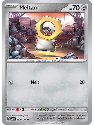 Meltan - 152/197 - Common - Obf