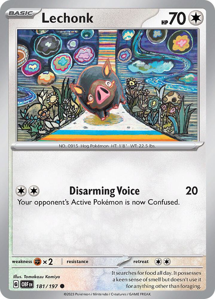 Lechonk - 181/197 - Common - Obf 2
