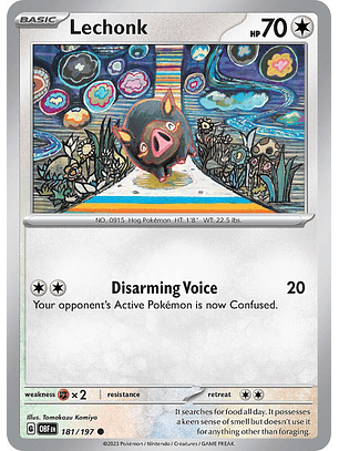 Lechonk - 181/197 - Common - Obf