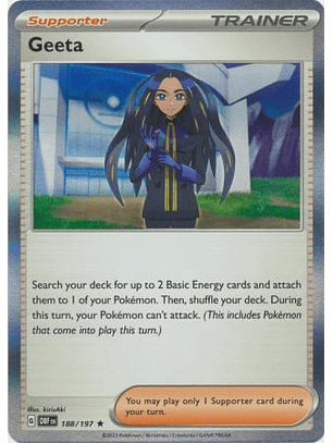 Geeta - 188/197 - Holo Rare - Obf