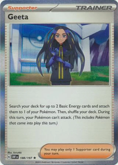 Geeta - 188/197 - Holo Rare - Obf