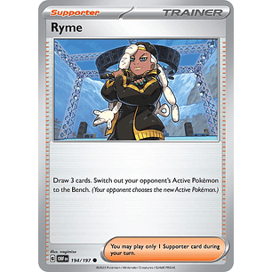 Ryme - 194/197 - Common - Obf