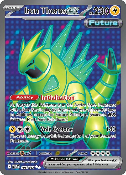 Iron Thorns ex - 196/167 - Full Art Secret Rare - Twm