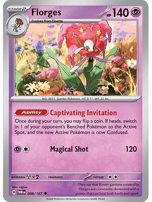 Florges - 088/167 - Uncommon - Twm