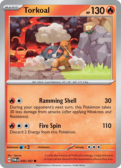 Torkoal - 030/167 - Common - Twm