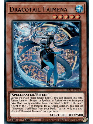 Dracotail Faimena - JUSH-EN002 - Ultra Rare 