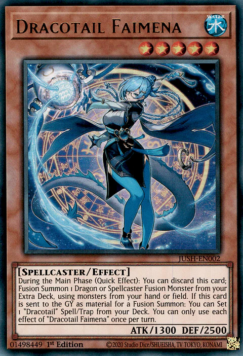 Dracotail Faimena - JUSH-EN002 - Ultra Rare 