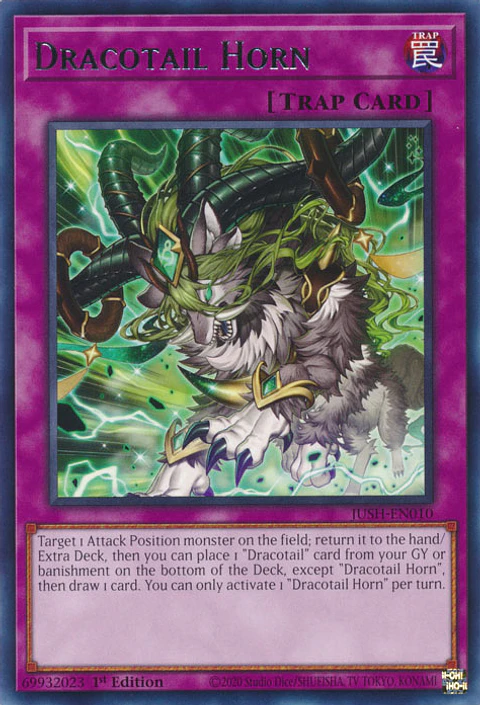 Dracotail Horn - JUSH-EN010 - Rare 