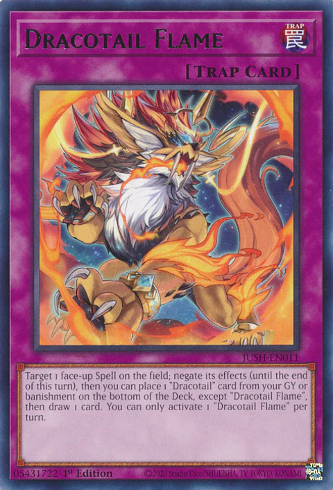 Dracotail Flame - JUSH-EN011 - Rare 