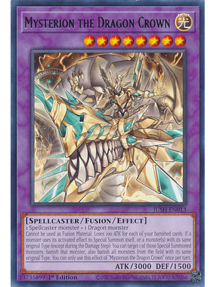 Mysterion the Dragon Crown - JUSH-EN013 - Rare 