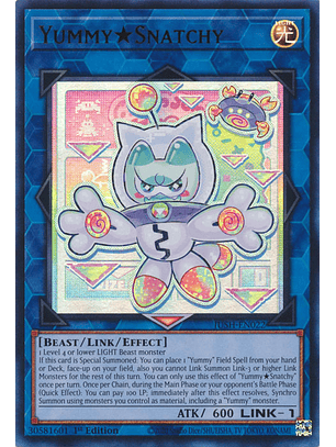 Yummy★Snatchy - JUSH-EN022 - Ultra Rare 