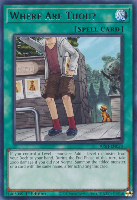 Where Arf Thou? - JUSH-EN028 - Rare  1