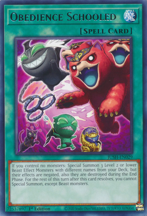 Obedience Schooled - JUSH-EN029 - Rare  1