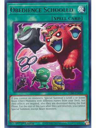 Obedience Schooled - JUSH-EN029 - Rare 