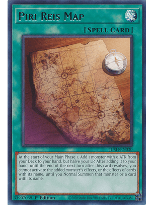 Piri Reis Map - JUSH-EN030 - Rare 