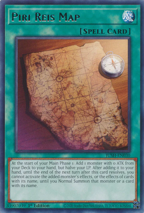 Piri Reis Map - JUSH-EN030 - Rare 