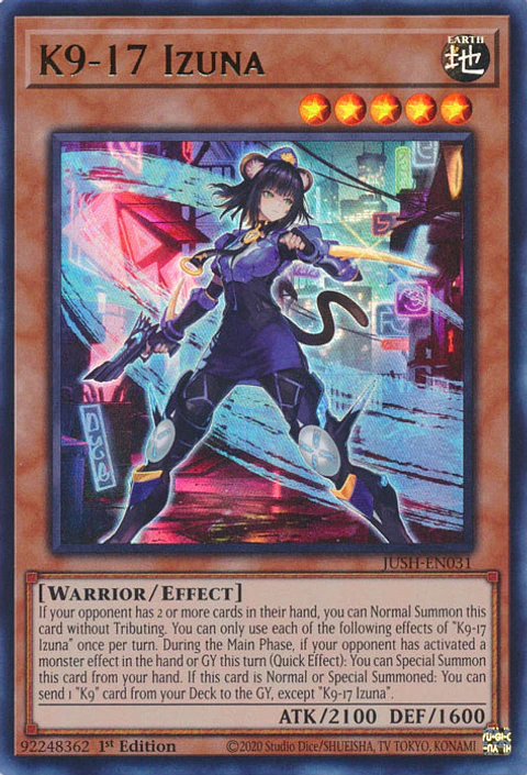 K9-17 Izuna - JUSH-EN031 - Ultra Rare 