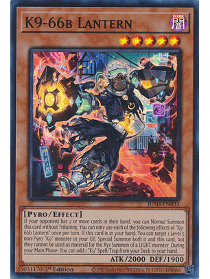 K9-66b Lantern - JUSH-EN033 - Super Rare 
