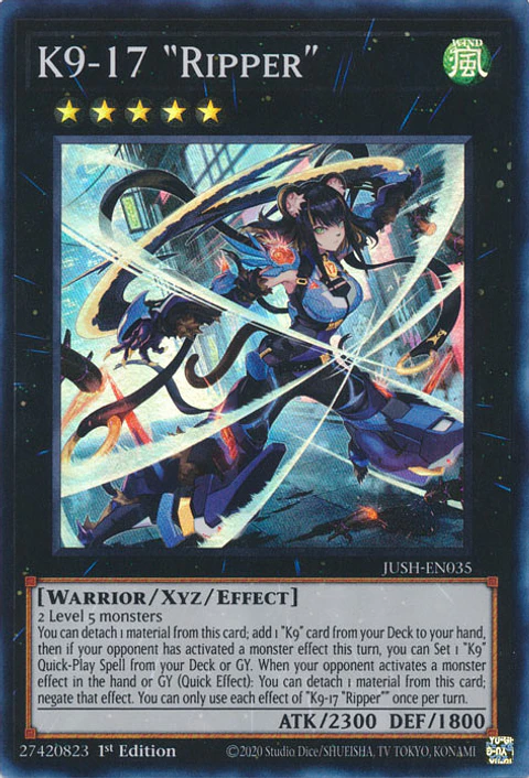 K9-17 "Ripper" - JUSH-EN035 - Super Rare 