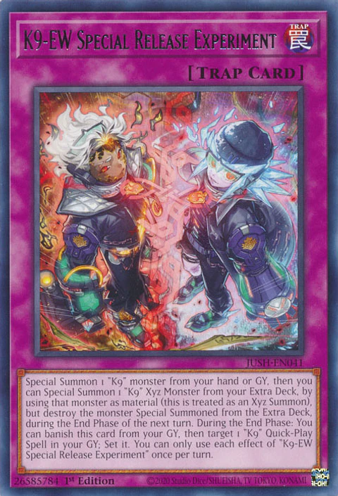 K9-EW Special Release Experiment - JUSH-EN041 - Rare 