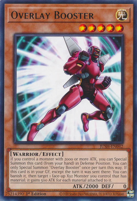Overlay Booster - JUSH-EN042 - Rare 