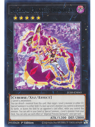Imperial Princess Quinquery - JUSH-EN045 - Rare 