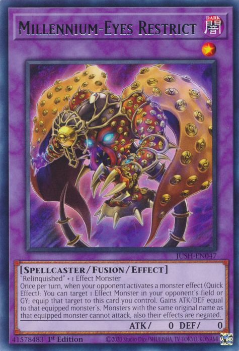 Millennium-Eyes Restrict - JUSH-EN047 - Rare  1