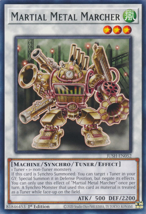 Martial Metal Marcher - JUSH-EN052 - Rare  1