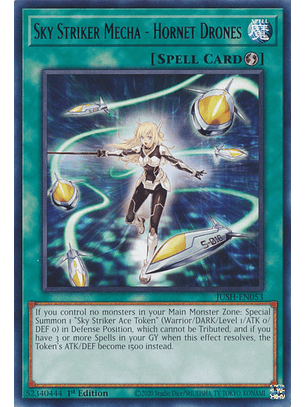 Sky Striker Mecha - Hornet Drones - JUSH-EN053 - Rare 