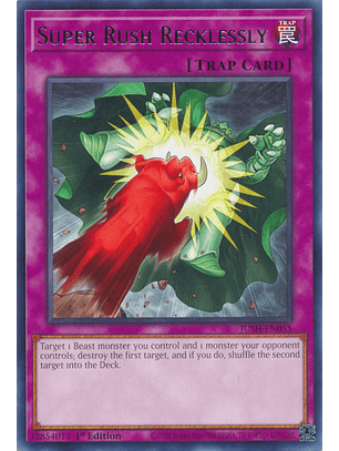Super Rush Recklessly - JUSH-EN055 - Rare 