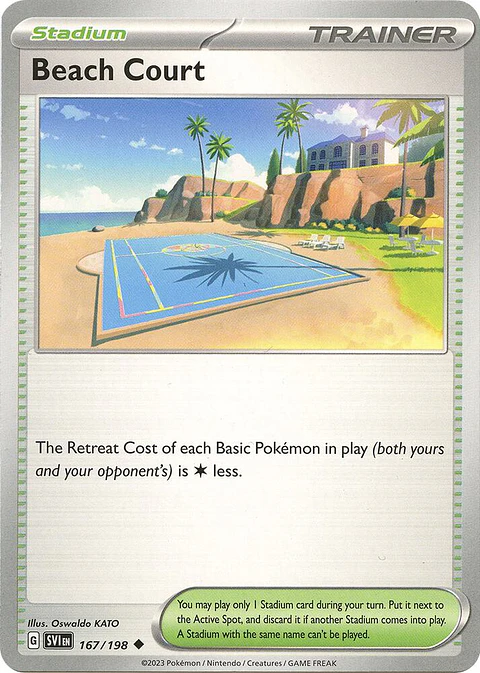 Beach Court - 167/198 - Uncommon - SVI