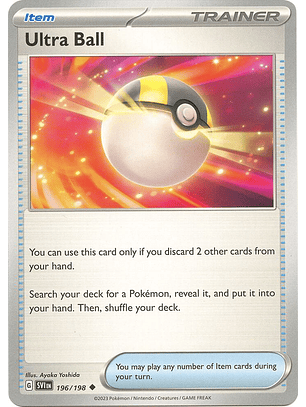 Ultra Ball - 196/198 - Uncommon - SVI