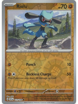 Riolu - 113/198 - Common - SVI