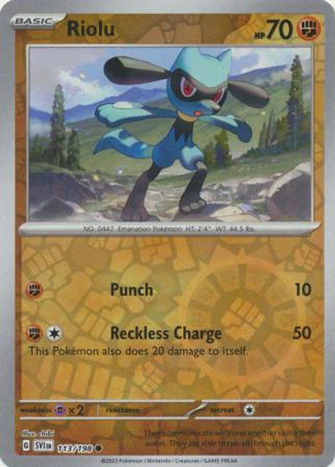 Riolu - 113/198 - Common - SVI