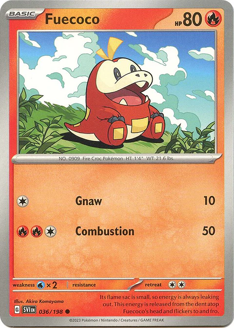 Fuecoco - 036/198 - Common - SVI