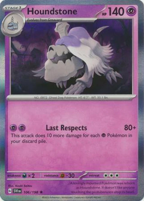 Houndstone - 106/198 - Holo Rare - SVI