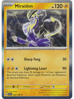 Miraidon - 080/198 - Holo Rare - SVI