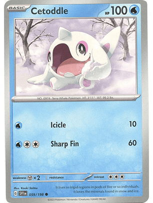 Cetoddle - 059/198 - Common - SVI