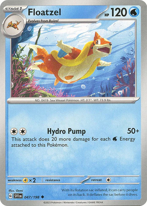 Floatzel - 047/198 - Uncommon - SVI