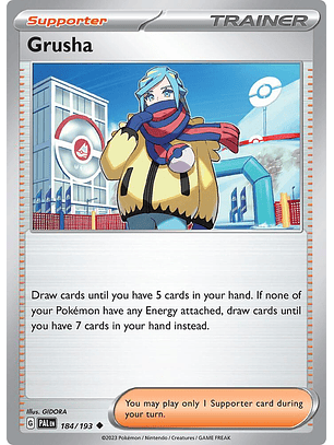 Grusha - 184/193 - Uncommon - PAL