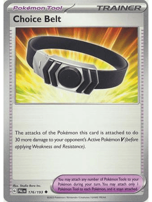 Choice Belt - 176/193 - Uncommon - PAL