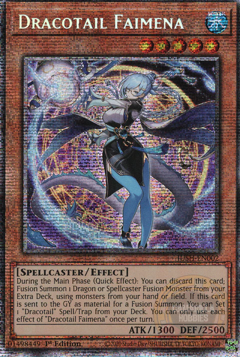 Dracotail Faimena - JUSH-EN002 - Starlight Rare 