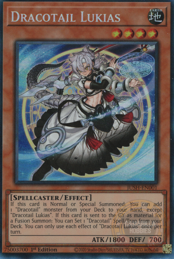 Dracotail Lukias - JUSH-EN001 - Collector's Rare  1