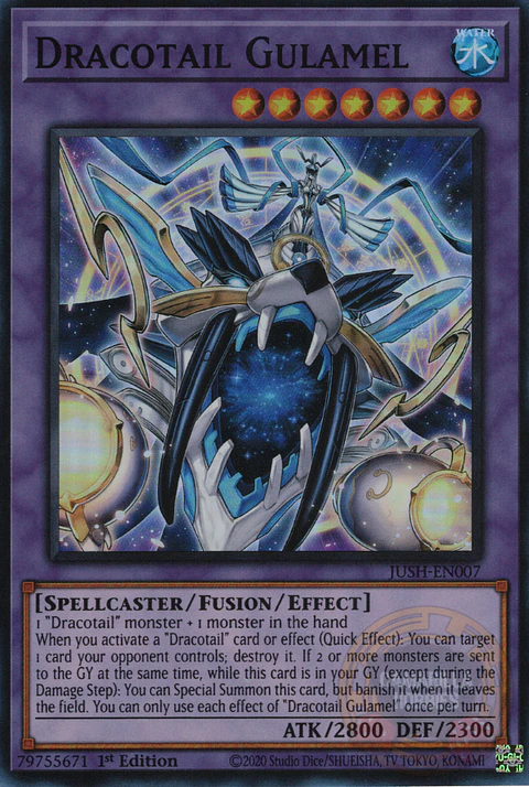 Dracotail Gulamel - JUSH-EN007 - Super Rare 