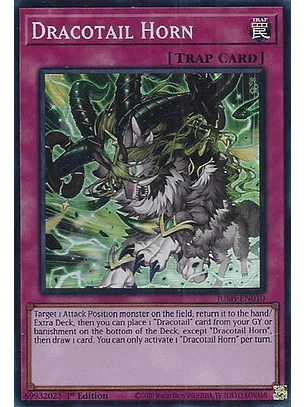 Dracotail Horn - JUSH-EN010 - Super Rare 